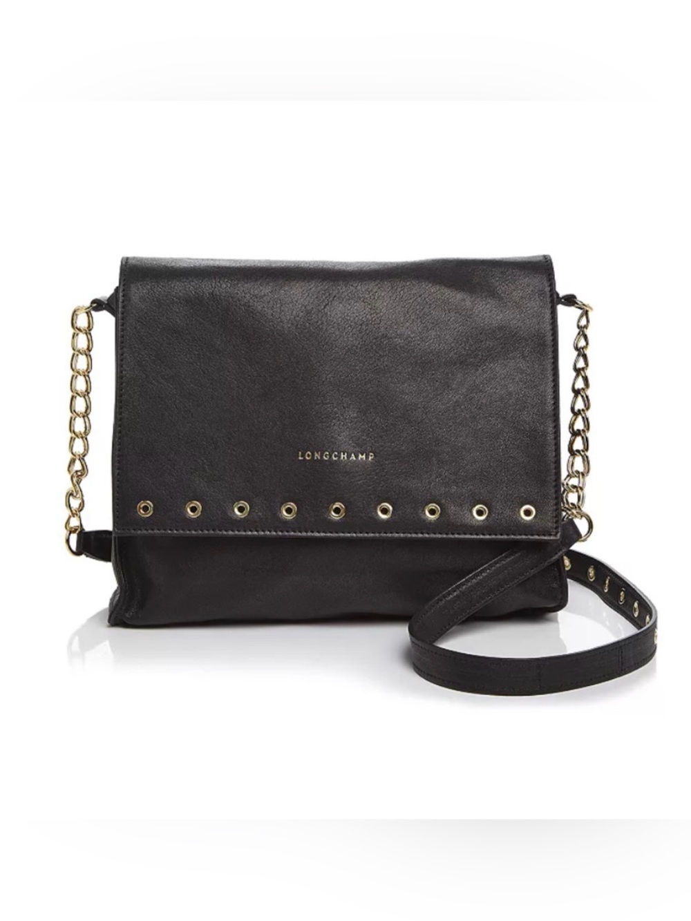Longchamp Paris Rocks Crossbody Bag in Black